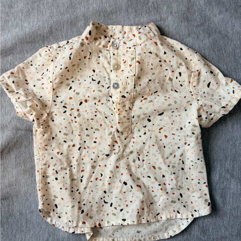 Rylee + Cru Multicolor Speckled Shirt